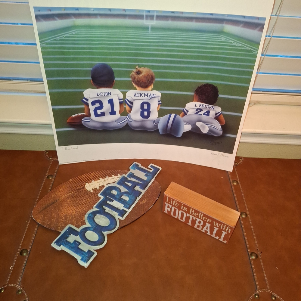 Football Themed Wall Art
